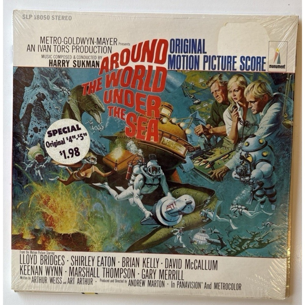LP SEALED AROUND THE WORLD AND UNDER THE SEA HARRY SUKMAN 1966 (L545